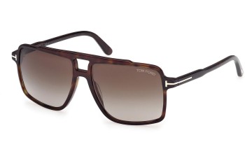 Slnečné okuliare Tom Ford Kemp FT1177 52B Squared Havana