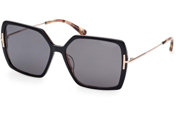 Slnečné okuliare Tom Ford FT1039 05D Polarized Squared Čierne