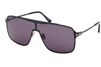 Slnečné okuliare Tom Ford Zappa FT1173 01A Squared Čierne