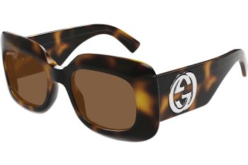 Slnečné okuliare Gucci GG1695S 002 Squared Havana