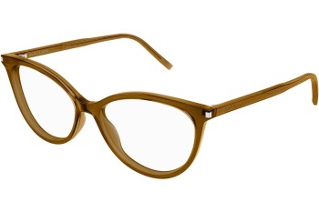 Okuliare Saint Laurent SL261 007 Cat Eye Hnedé