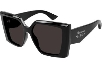 Slnečné okuliare Alexander McQueen AM0467S 001 Squared Čierne