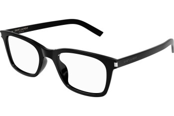 Okuliare Saint Laurent SL718SLIM 005 Squared Čierne