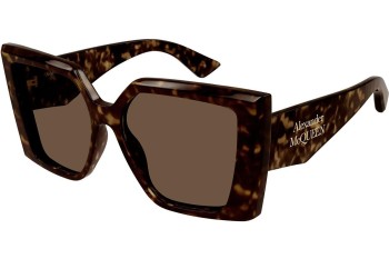 Slnečné okuliare Alexander McQueen AM0467S 002 Squared Havana