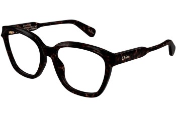 Okuliare Chloe CH0265O 002 Squared Havana