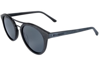 Slnečné okuliare Horsefeathers Nomad AA1086A Polarized Okrúhle Čierne