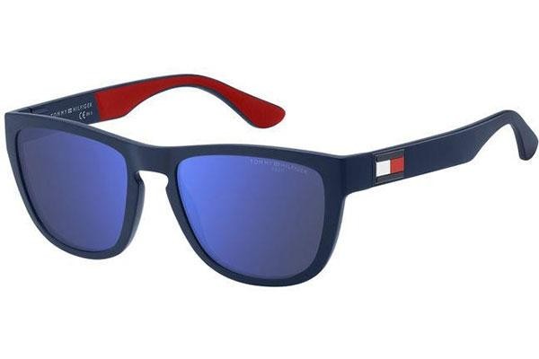 Slnečné okuliare Tommy Hilfiger TH1557/S FLL/ZS Obdĺžníkové Modré