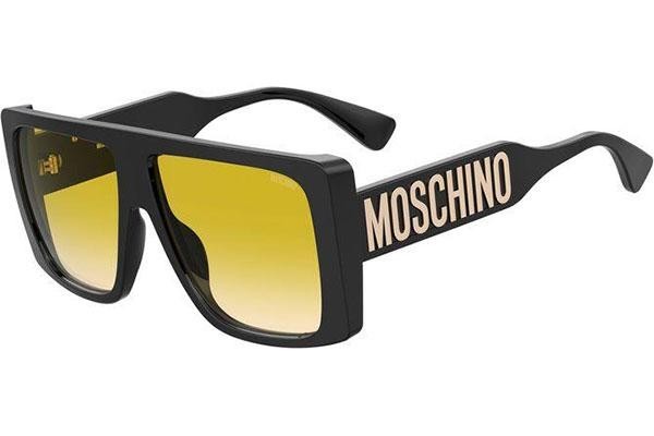 Slnečné okuliare Moschino MOS119/S 807/06 Flat Top Čierne