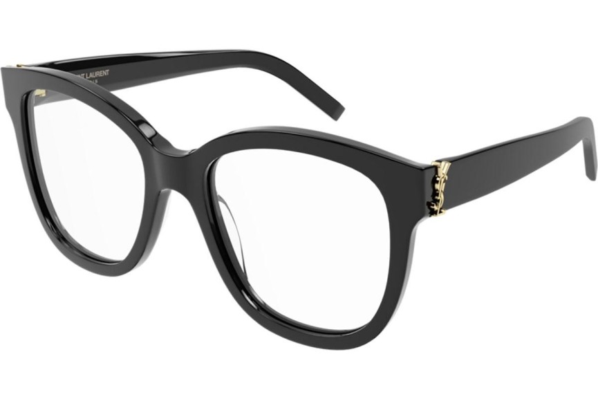 Okuliare Saint Laurent SLM97 001 Squared Čierne