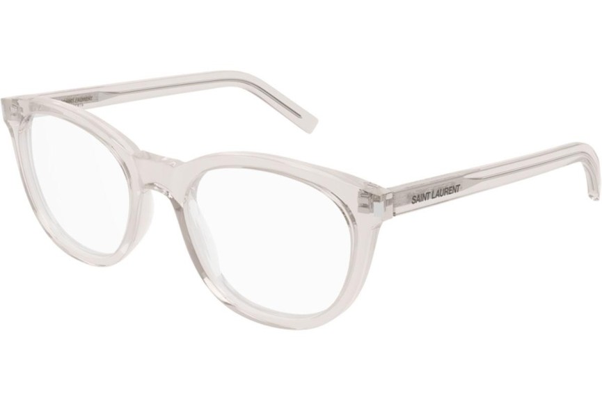 Okuliare Saint Laurent SL471 004 Okrúhle Priehľadné