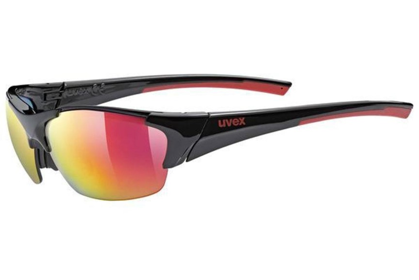 Slnečné okuliare uvex blaze III set Black / Red S3,S1,S0 Obdĺžníkové Čierne