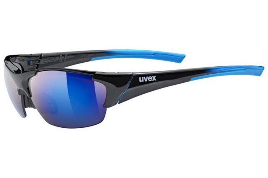 Slnečné okuliare uvex blaze III set Black / Blue S3,S1,S0 Obdĺžníkové Čierne