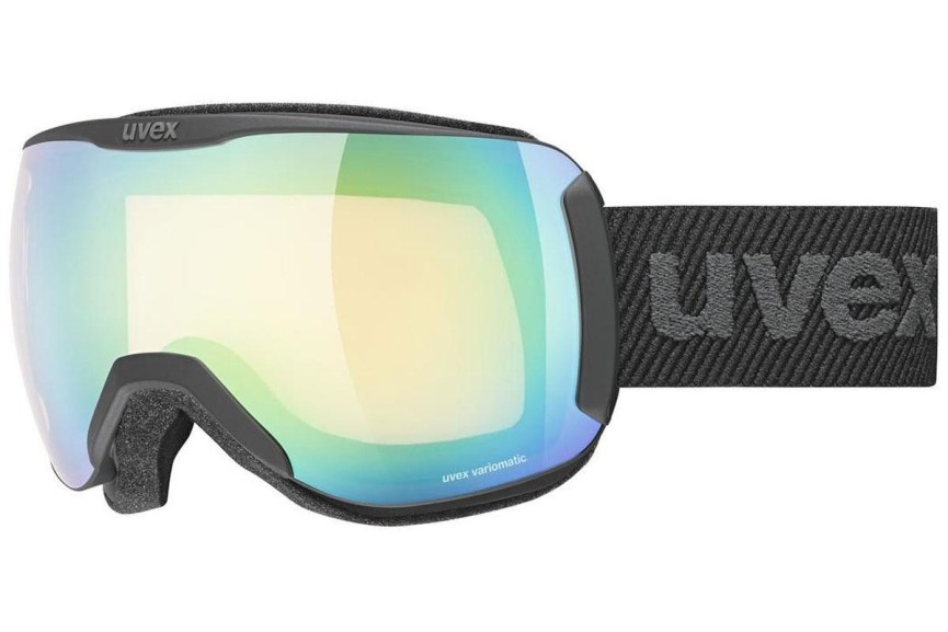 Lyžiarske okuliare uvex downhill 2100 V Black Mat S1-S3 Photochromic Jednoliate | Shield Čierne