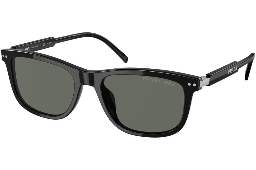 Slnečné okuliare Prada PR18YS 1AB03R Polarized Obdĺžníkové Čierne