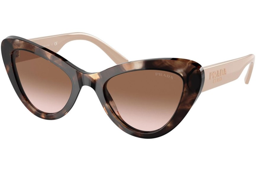 Slnečné okuliare Prada PR13YS 07R0A6 Cat Eye Havana