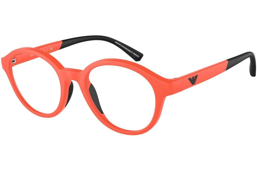 Okuliare Emporio Armani EA3202 5932 Okrúhle Oranžové