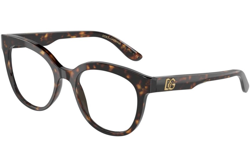 Okuliare Dolce & Gabbana DG3353 502 Okrúhle Havana