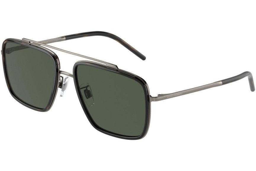 Slnečné okuliare Dolce & Gabbana DG2220 13359A Polarized Squared Zlaté