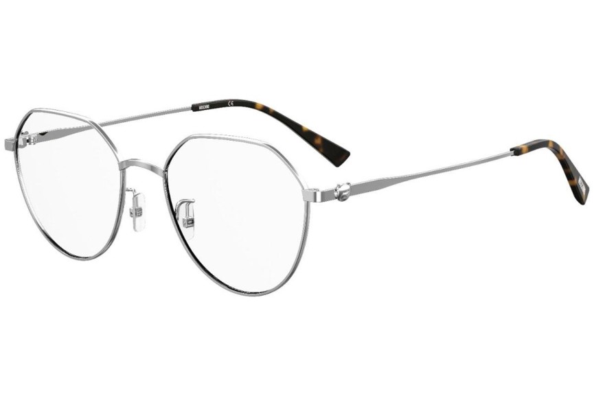 Okuliare Moschino MOS564/F 010 Okrúhle Strieborné