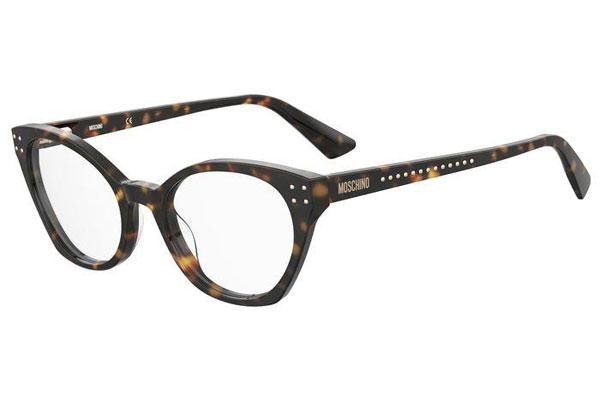 Okuliare Moschino MOS582 086 Cat Eye Havana