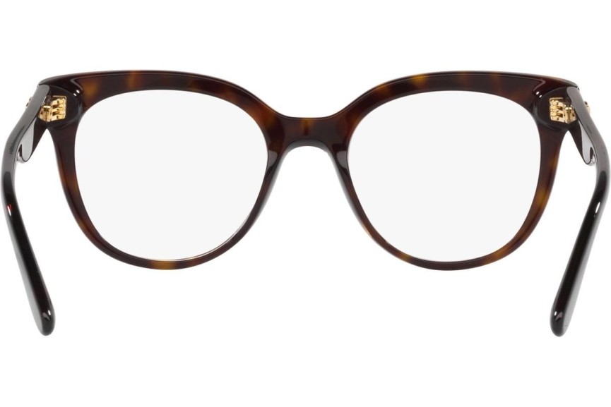 Okuliare Dolce & Gabbana DG3353 502 Okrúhle Havana