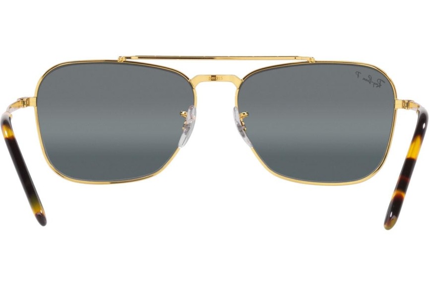 Slnečné okuliare Ray-Ban New Caravan Chromance Collection RB3636 9196G6 Polarized Squared Zlaté