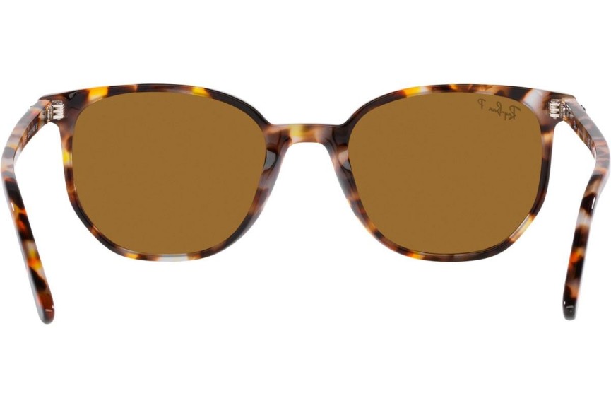 Slnečné okuliare Ray-Ban Elliot RB2197 135757 Polarized Squared Havana