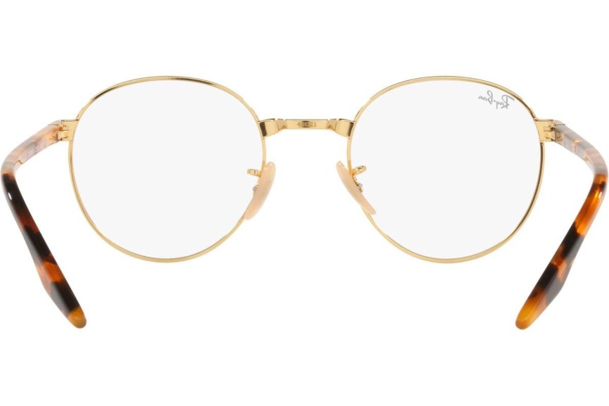 Okuliare Ray-Ban RX3691V 2500 Okrúhle Zlaté