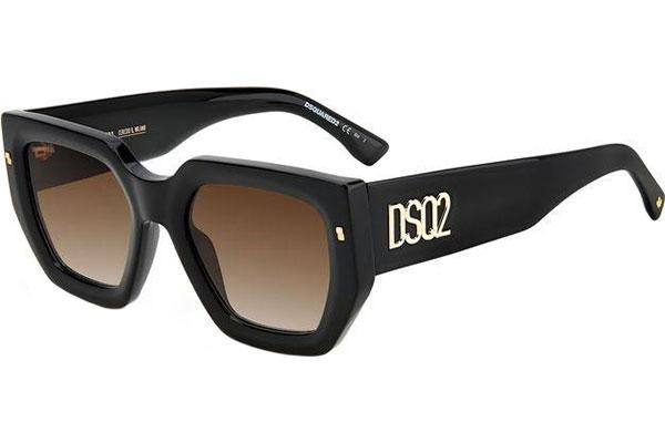 Slnečné okuliare Dsquared2 D20031/S 2M2/HA Squared Čierne