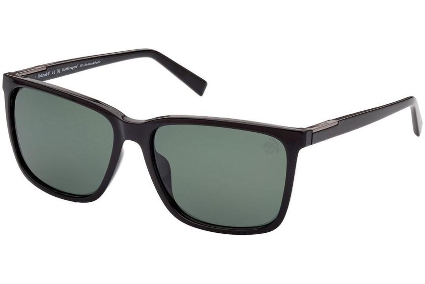 Slnečné okuliare Timberland TB9280-H 01R Polarized Squared Čierne