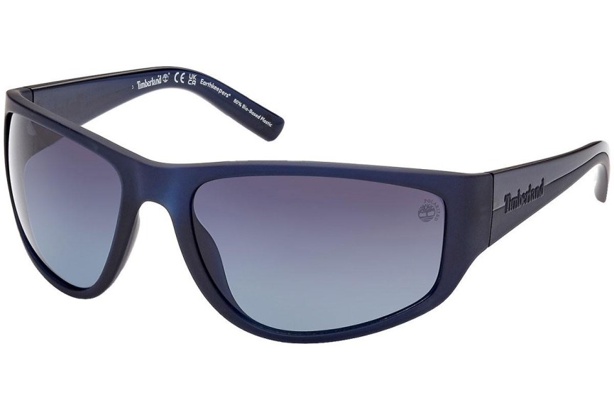 Slnečné okuliare Timberland TB9288 91D Polarized Obdĺžníkové Modré