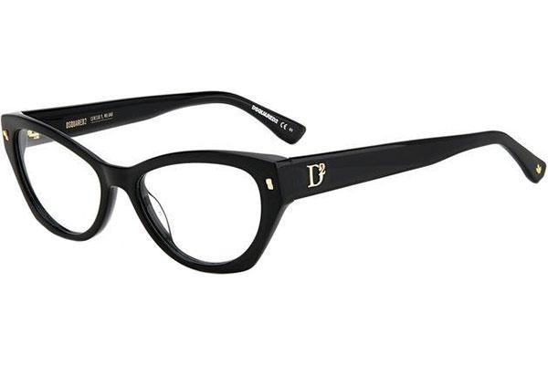 Okuliare Dsquared2 D20043 2M2 Cat Eye Čierne