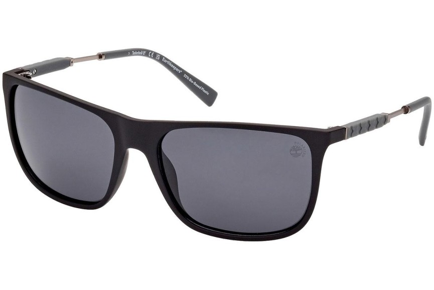 Slnečné okuliare Timberland TB9281 02D Polarized Squared Čierne