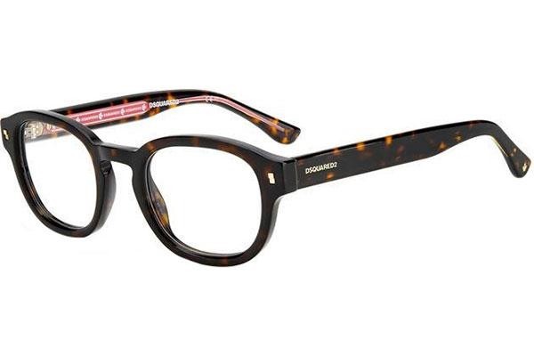 Okuliare Dsquared2 D20023 086 Okrúhle Havana