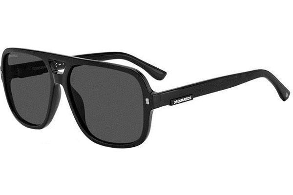 Slnečné okuliare Dsquared2 D20003/S 807/IR Pilot Čierne