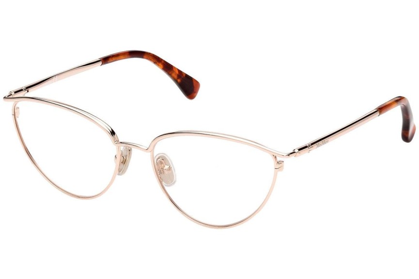 Okuliare Max Mara MM5057 028 Cat Eye Zlaté