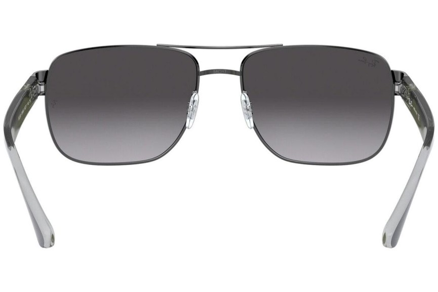 Slnečné okuliare Ray-Ban RB3530 004/8G Obdĺžníkové Strieborné