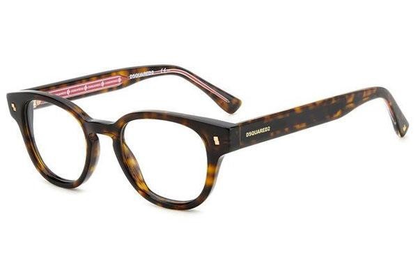 Okuliare Dsquared2 D20057 086 Okrúhle Havana