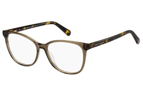 Okuliare Tommy Hilfiger TH1968 YWP Cat Eye Hnedé