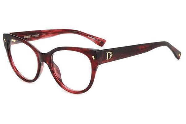 Okuliare Dsquared2 D20069 573 Cat Eye Červené