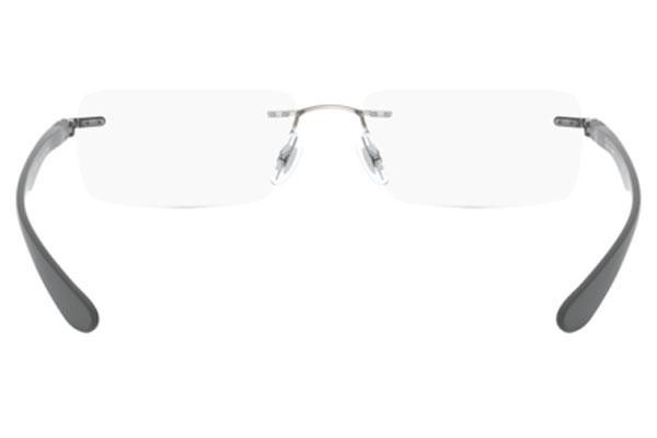 Okuliare Ray-Ban RX8724 1218 Obdĺžníkové Strieborné