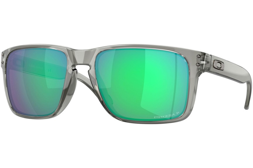 Slnečné okuliare Oakley Holbrook XL OO9417-33 Polarized Squared Sivé