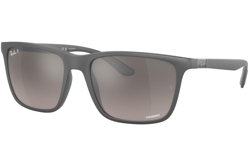 Slnečné okuliare Ray-Ban Chromance Collection RB4385 60175J Polarized Squared Sivé