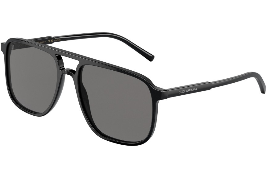 Slnečné okuliare Dolce & Gabbana DG4423 501/81 Polarized Pilot Čierne