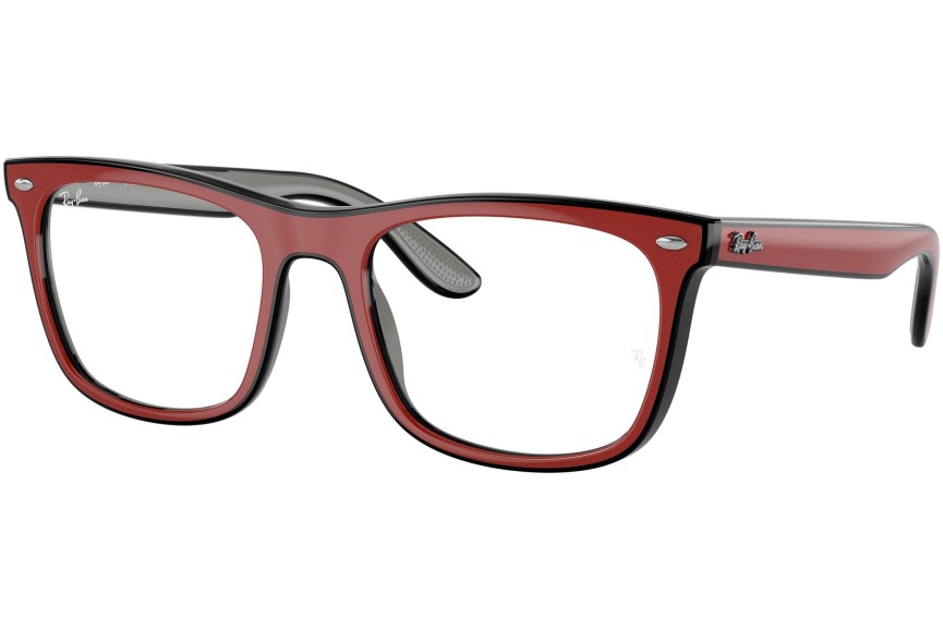 Okuliare Ray-Ban RX7209 8212 Squared Červené