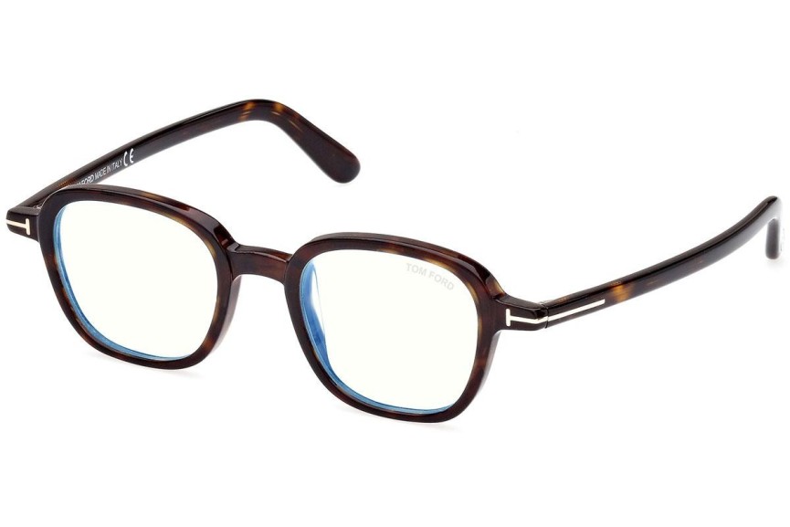 Okuliare Tom Ford FT5837-B 052 Okrúhle Havana