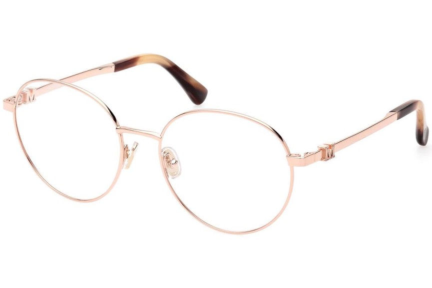 Okuliare Max Mara MM5081 033 Okrúhle Zlaté