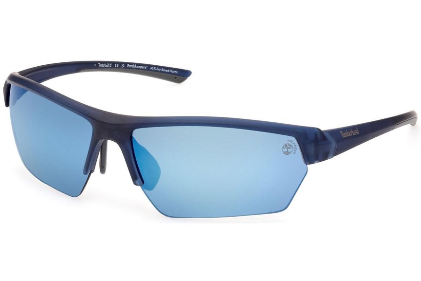 Slnečné okuliare Timberland TB9294 91D Polarized Obdĺžníkové Modré