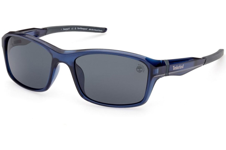 Slnečné okuliare Timberland TB9293 90D Polarized Obdĺžníkové Modré