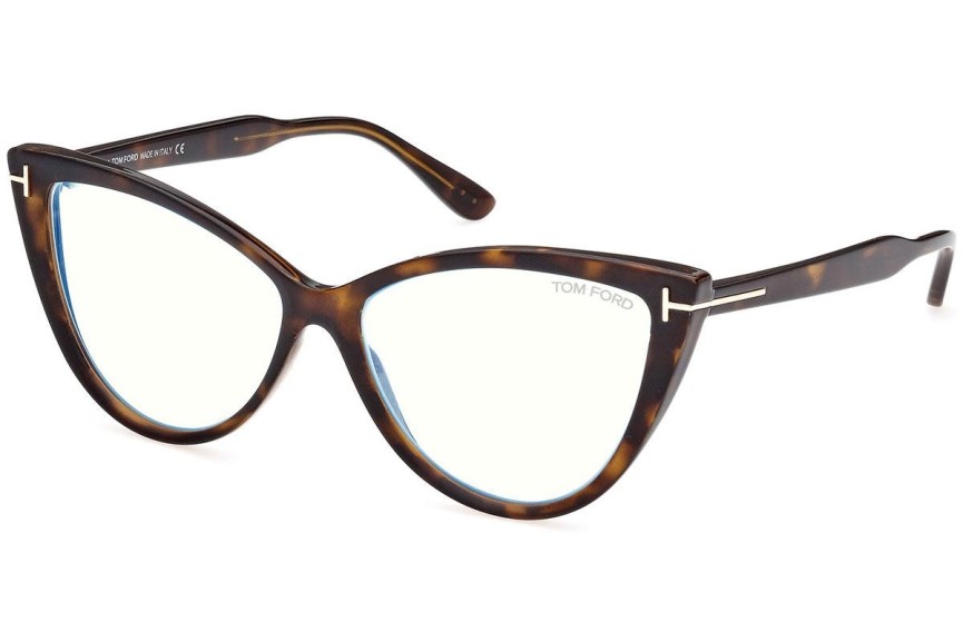 Okuliare Tom Ford FT5843-B 052 Cat Eye Havana